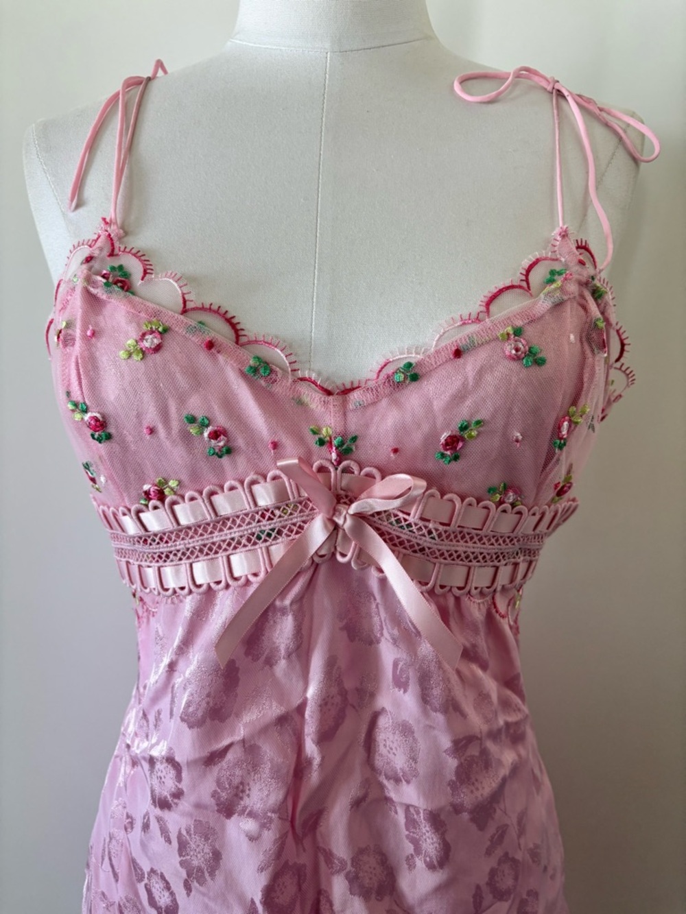 For Love And Lemons Pink Slip Dress Victoria Secret - Picture 4 of 7